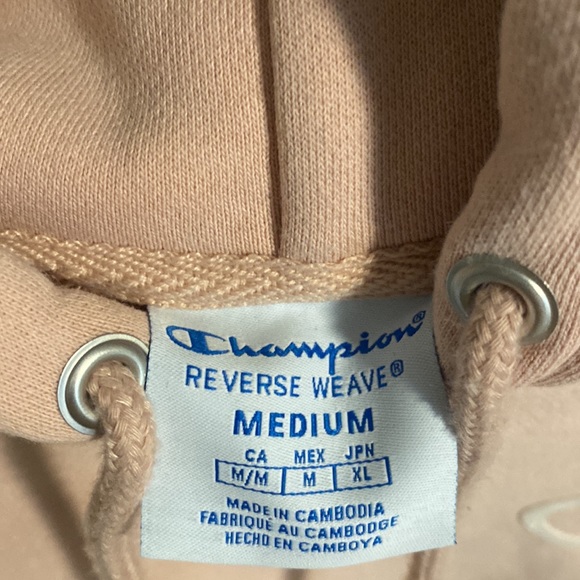 Champion pink cropped hoodie - Picture 7 of 11